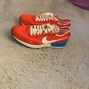 Nike Vibrant Red and Blue Athletic Shoes